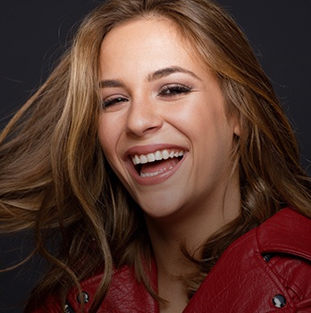 Young woman with gorgeous smile